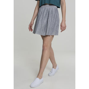 Urban Classics Ladies Jersey Pleated Mini Skirt grey