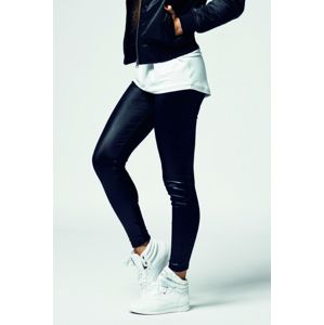 Urban Classics Ladies Leather Imitation Leggings black