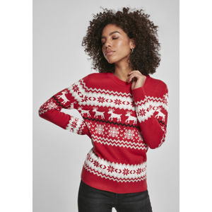 Urban Classics Ladies Norwegian Christmas Sweater x-masred