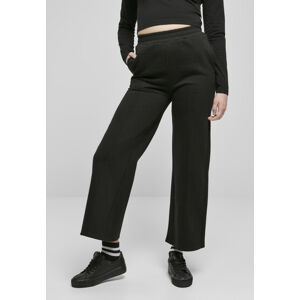 Urban Classics Ladies Straight Pin Tuck Sweat Pants black