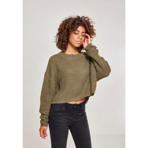Urban Classics Ladies Wide Oversize Sweater olive
