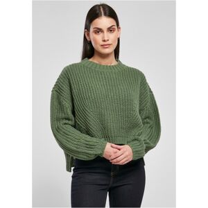 Urban Classics Ladies Wide Oversize Sweater salvia