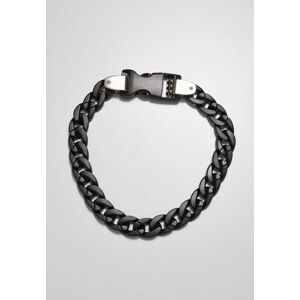 Urban Classics Light Chain Necklace black/silver