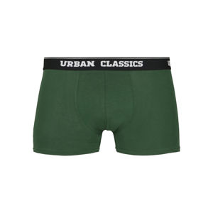 Urban Classics Men Boxer Shorts Double Pack darkgreen+grey