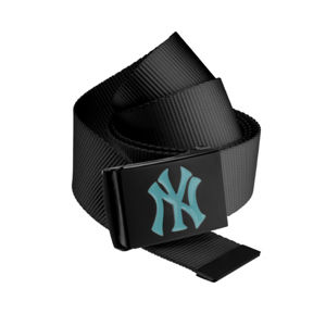 Urban Classics MLB Premium Black Woven Belt Single turquoise