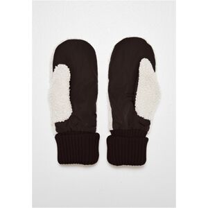Urban Classics Nylon Sherpa Gloves black/offwhite