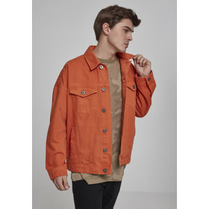 Urban Classics Oversize Garment Dye Jacket rustorange