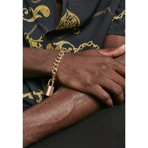 Urban Classics Padlock Bracelet gold
