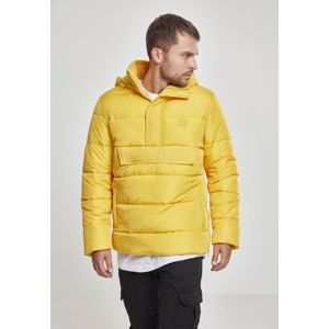Urban Classics Pull Over Puffer Jacket chrome yellow