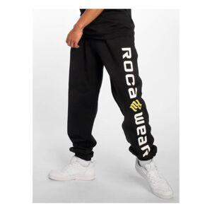 Rocawear Basic Fleece Pants black/lime