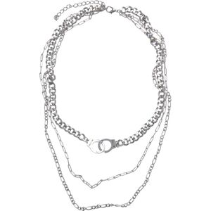 Urban Classics Saturn Layering Necklace silver