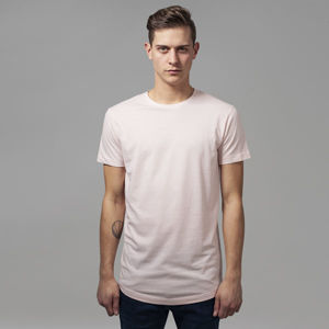 Pánské tričko Urban Classics Shaped Long Tee pink