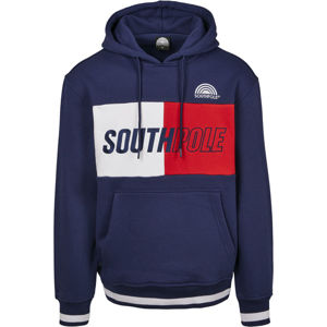 Southpole Block Logo Hoody navy