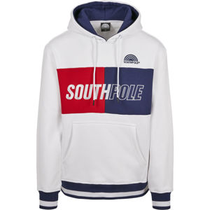 Southpole Block Logo Hoody white