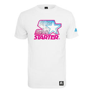 Starter Multicolored Logo Tee wht/pink