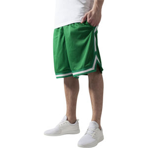 Urban Classics Stripes Mesh Shorts c.green/c.green/white