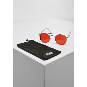 Urban Classics Sunglasses Chios gold/red