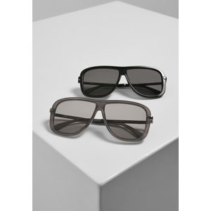 Urban Classics Sunglasses Milos 2-Pack black/black+grey/grey
