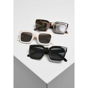 Urban Classics Sunglasses Skyros 3-Pack brown/black/white