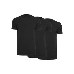 Urban Classics T-Shirt Round Neck 3-Pack blk/blk/blk