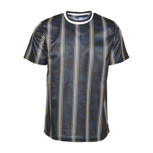 Southpole Thin Vertical Stripes AOP T-Shirt navy