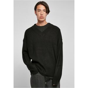 Urban Classics V-Neck Sweater black