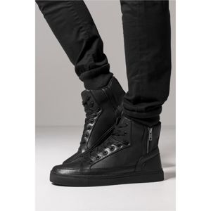Urban Classics Zipper High Top Shoe black