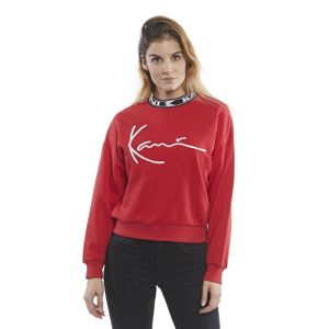 WMNS Sweatshirt Karl Kani Signature Crew red/white/black