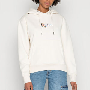 WMNS Sweatshirt Karl Kani Small Signature Flower Loose Fit Hoodie off white