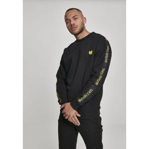 Wu-Wear Tape Chest Embroidery Crewneck black
